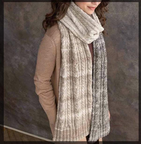 NORO Akaroa Scarf Knitting Pattern – Haunui Silk Design (Digital Download)