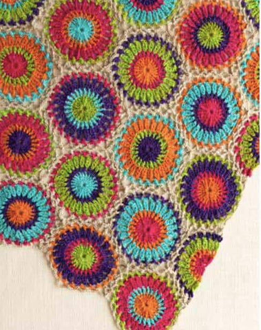 NORO Koko Circle Crochet Blanket Pattern (Digital Download)