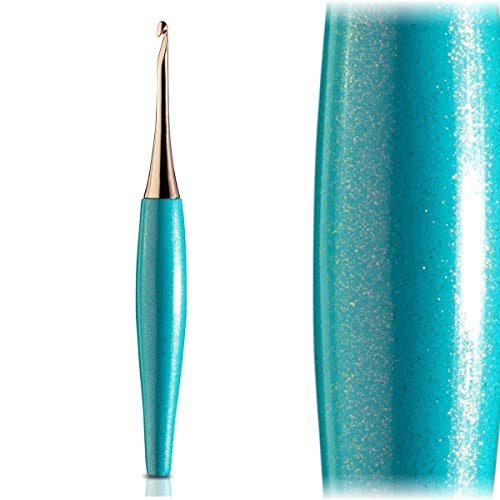 Furls Odyssey Turquoise Crochet Hook, Nickel Tip, Ergonomic