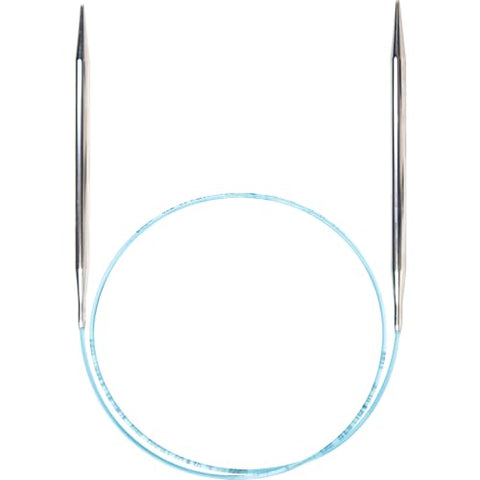 skacel by addi Rocket Circular Knitting Needles, Fixed 16 Inch (40 cm) Plated Brass Tips with Flexible Nylon Cord, 3.75 mm (US Size 5)