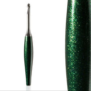Furls Odyssey Crochet Hook EMERALD with Nickel, DISCONTINUED/RARE