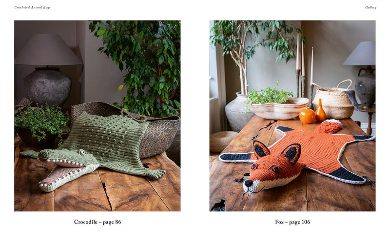 Crocheted Animal Rugs