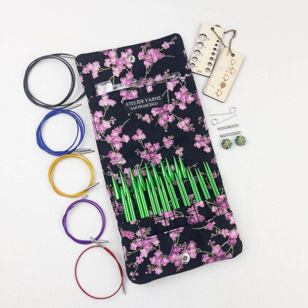 Atelier Interchangeable Knitting Needles, Stainless Steel, Knitting Needles Set