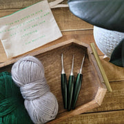 Furls Odyssey Crochet Hook EMERALD with Nickel, DISCONTINUED/RARE