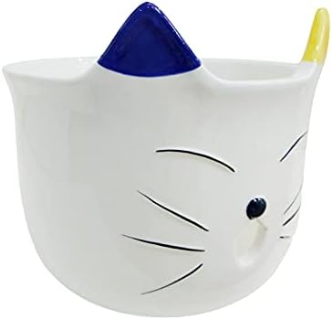 Cat Yarn Bowl, Yarn Bowl for Crocheting and Knitting Made of Ceramic 5x6x6 Inches