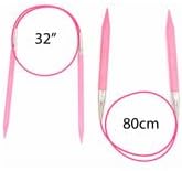 Lykke Circular Knitting Needles, Blush Fixed Circular Needles, Knitting Needles - 32" (80cm) (3.75mm/US5)