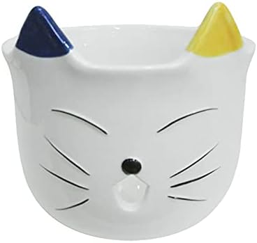 Cat Yarn Bowl, Yarn Bowl for Crocheting and Knitting Made of Ceramic 5x6x6 Inches