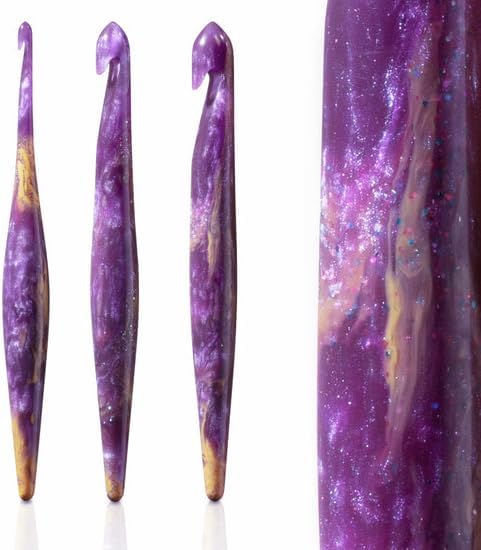 Furls Crochet Hook, Sagittarius Streamline Resin, Crochet Hooks 7"