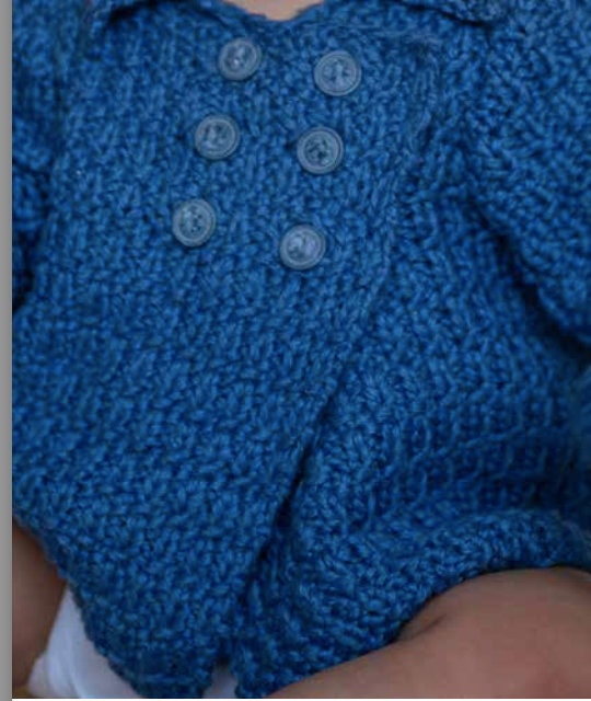 Knitting Marlowe Baby Jacket Pattern, Digital Download, Pattern Only