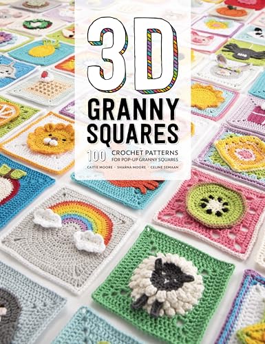 3D Granny Squares: 100 crochet patterns for pop-up granny squares