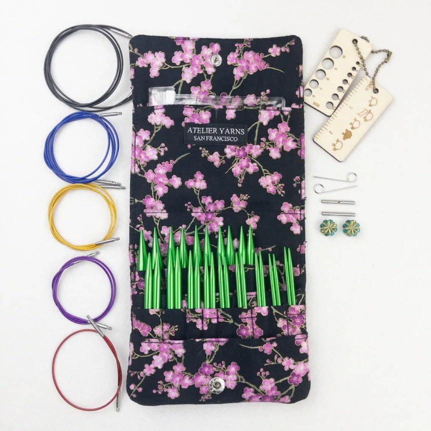 Atelier Interchangeable Knitting Needles, Stainless Steel, Knitting Needles Set