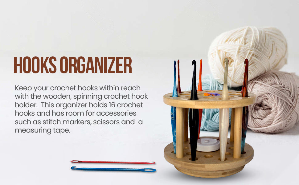 Crafts by KFRod - Spinning Crochet Hook Organizer Stand