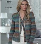 NORO Crochet Cardigan Sweater Pattern, Digital Download, Pattern Only