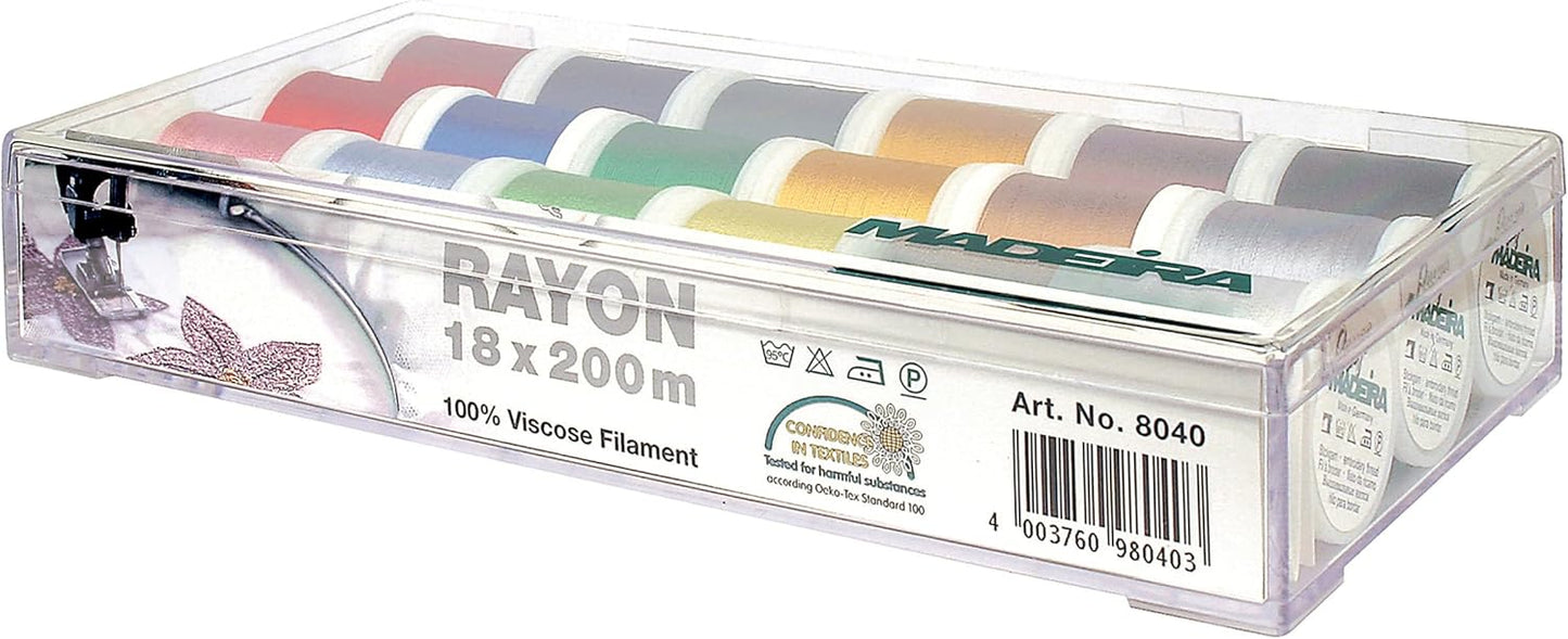 Tacony Corporation Madeira Rayon Thread Sampler 18/Pkg