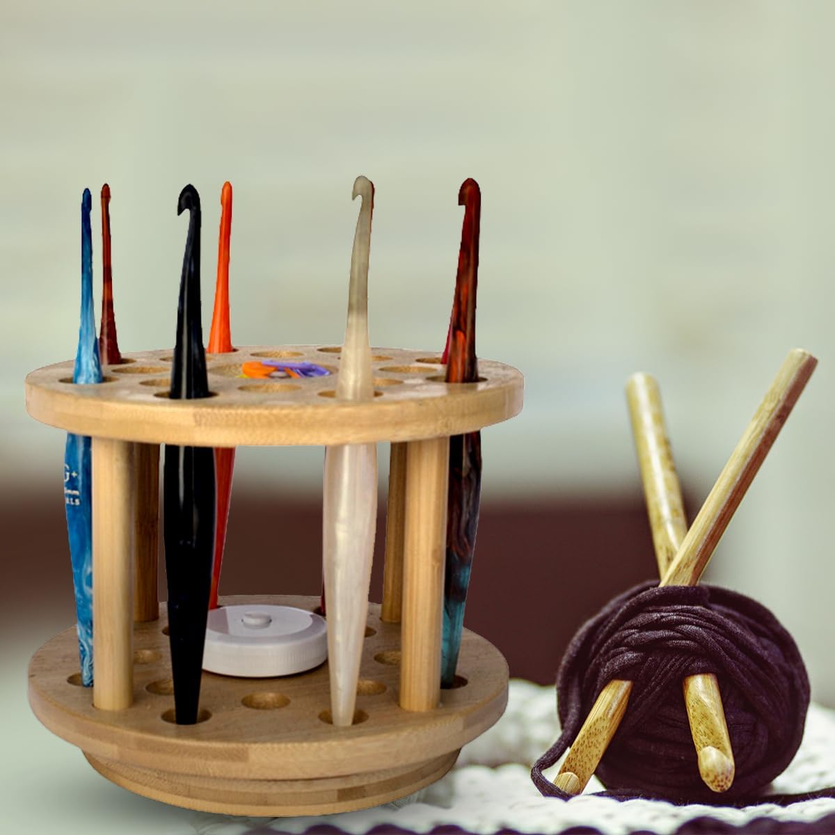 Crafts by KFRod - Spinning Crochet Hook Organizer Stand