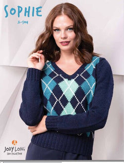 Knitting Pattern for "Sophie Sweater" by Jody Long, Digital Download, Pattern Only