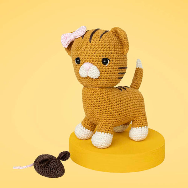 Scheepjes Amigurumi kit Cat & Mouse crochet toy