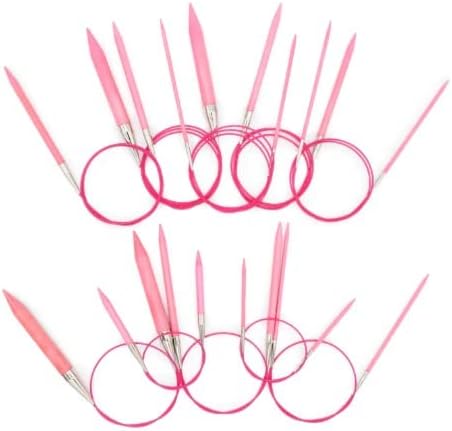 Lykke Circular Knitting Needles, Blush Fixed Circular Needles, Knitting Needles - 32" (80cm) (3.75mm/US5)