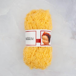 De Witte Engel Mohair Bouclé Yarn, Doll Hair, Waldorf Doll Making Hair (Yellow)