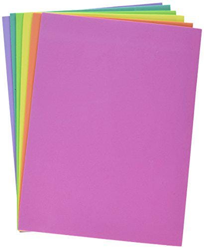 Foam Sheets 9x12 | Darice Bright Colors Foamies | Craft Foam Sheets | Kids School Crafts | EVA Foam Pack