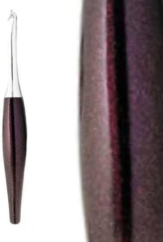 Furls Crochet Hook, AMETHYST Odyssey Nickel Plated, Discontiuned, Rare, New