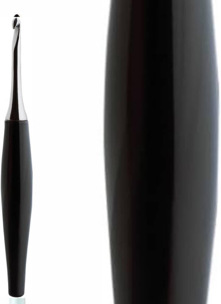 Furls Crochet Hook, BLACK Odyssey Nickel Plated, Discontiuned, Rare, New