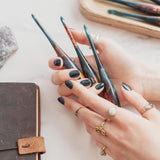 Furls Crochet Hook, Limited Edition NEBULA Streamline Galaxy, Ergonomic Handle Crochet Hooks