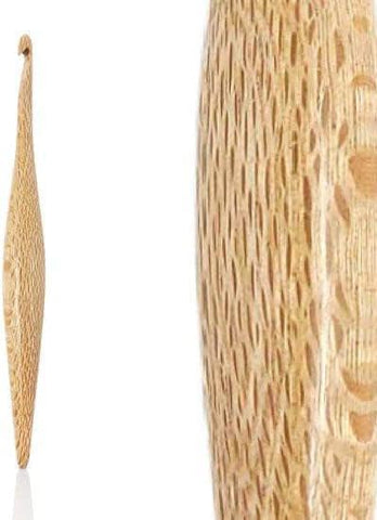 Furls Crochet Hook, Streamline Silver Oak, Ergonomic Handle Crochet Hooks 7"