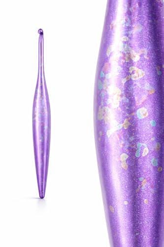 Furls Streamline Metal Onyx Crochet Hook, Matte and Polished