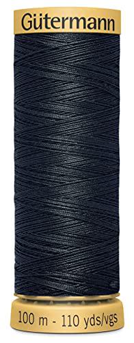 Gutermann 103C-9800 Natural Cotton Thread, 110-Yard, Almost Black