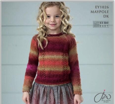 Knitting Sweater Pattern – Easy Knitwear Design (PDF Digital Download)