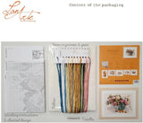 Lanarte Flowers (Linen), NA, 53 x 38cm, COunted Cross Stitch