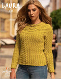 Laura Sweater Knitting Pattern – Advanced Stitch Design (Digital Download)