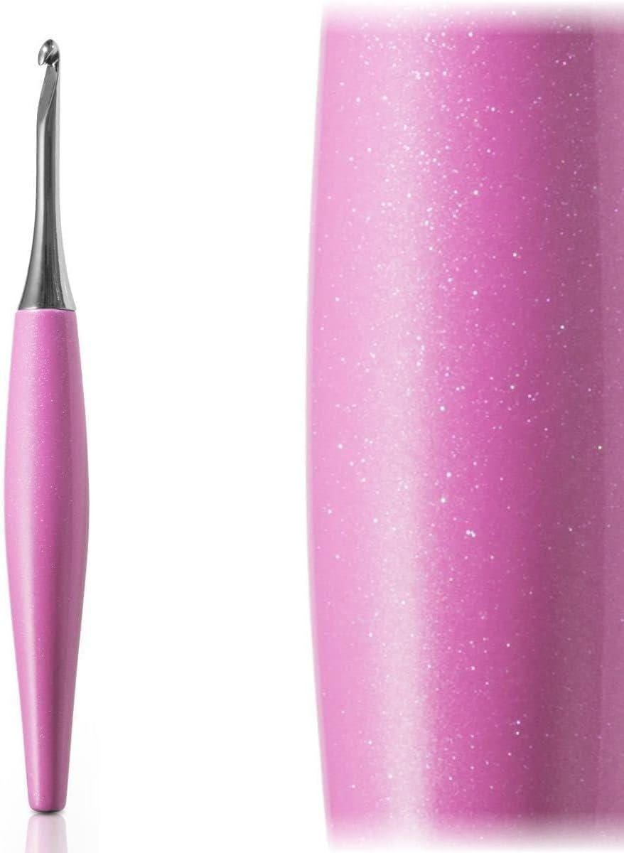 PINK Furls Crochet Hook, Odyssey Nickel Plated, Discontiuned, Rare, New