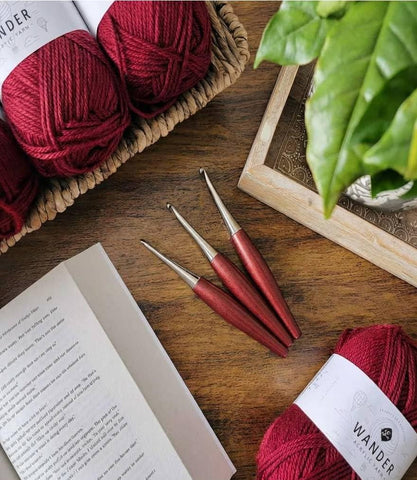 RED Furls Crochet Hook, Odyssey Nickel Plated, Discontiuned, Rare, New