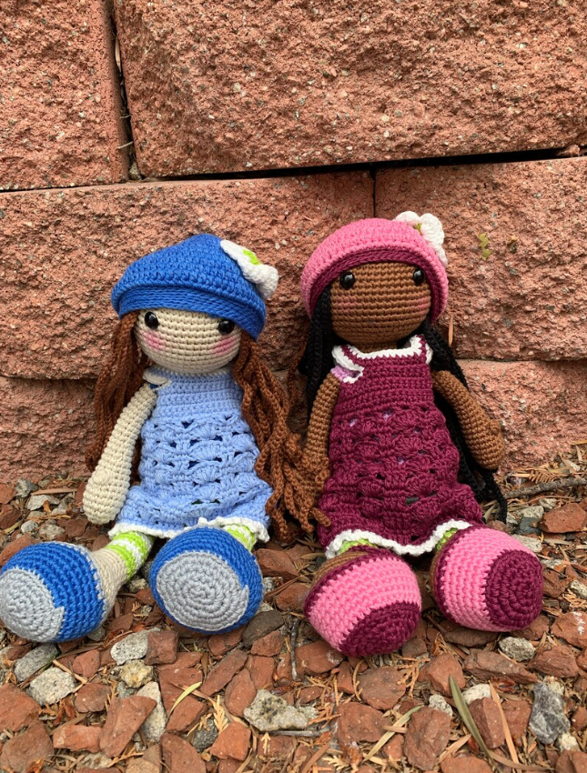 Premium Aesthetic Crochet Handmade Doll | Amigurumi Crochet Dolls Toys | Unique Crocheted Yarn doll | Crochet Rag Dolls |Girl Nursery Decor