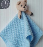 Teddy Bear Baby Blanket Knitting Pattern: Easy Beginner Design (Digital Download)