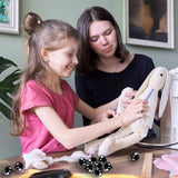 White Plastic Safety Eyes with Washers, Safety Eyes for Amigurumi, Crocheted and Knitted Dolls and Animals, Stuffed Animal Eyes