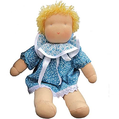 De Witte Engel, Waldorf Style, Doll Kit, 100% Wool and 100% Cotton Doll Jersey (Lena)