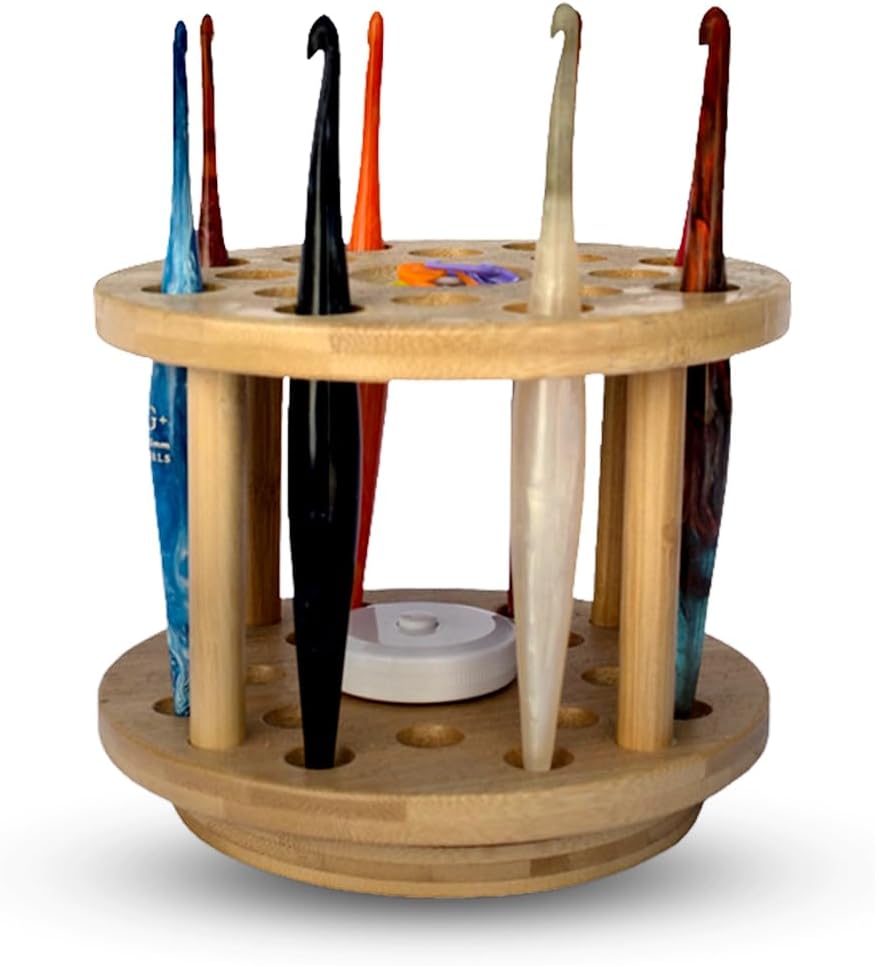 Crafts by KFRod - Spinning Crochet Hook Organizer Stand