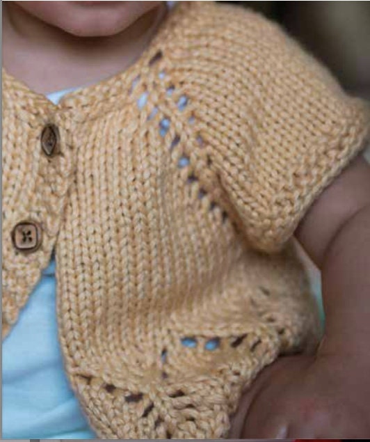 Knitting Pattern, Skye Baby Cardigan, Digital Download, Pattern Only