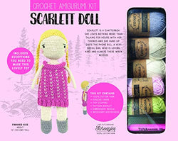 1 Scarlett Doll- Amigurumi Crochet Kit