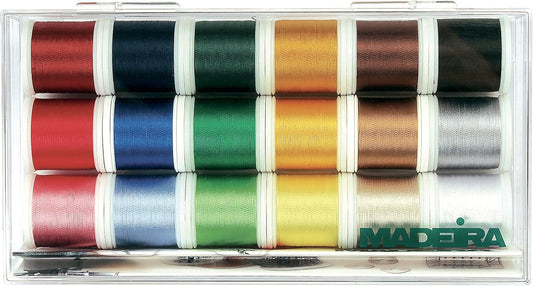 Tacony Corporation Madeira Rayon Thread Sampler 18/Pkg