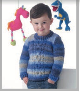 Knitting Boy's Sweater Pattern, Digital Download, Pattern Only