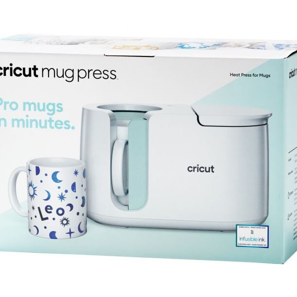 Cricut Mug Press for Personalized Infusible Ink Mugs - Create Custom Dishwasher-Safe Gifts - Professional Quality Easy One-Touch Settings