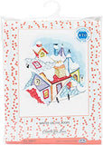Winter On The Roof Counted Cross Stitch Kit-10.75"X13.25" 16 Count