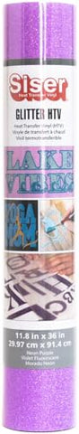 Siser NEON HTV Vinyl Glitter RL Purpl
