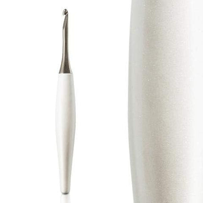 Furls Odyssey Crochet Hook WHITE with Nickel, DISCONTINUED/RARE Size