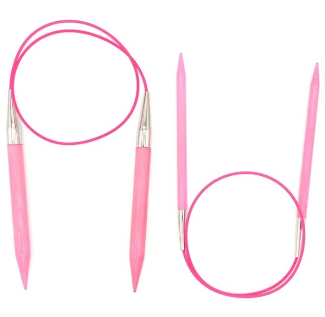 Lykke Circular Knitting Needles, Blush Fixed Circular Needles, Knitting Needles - 32" (80cm) (3.75mm/US5)