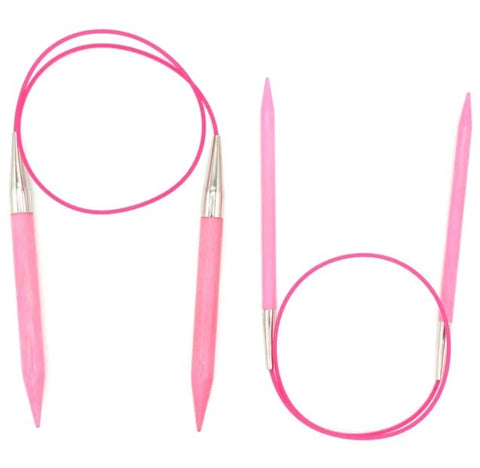 Lykke Circular Knitting Needles, Blush Fixed Circular Needles, Knitting Needles - 24"" (60cm)